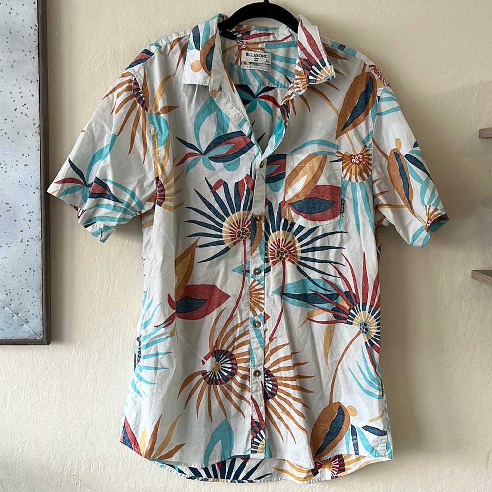 Billabong Tailored Fit Stretch Button Down